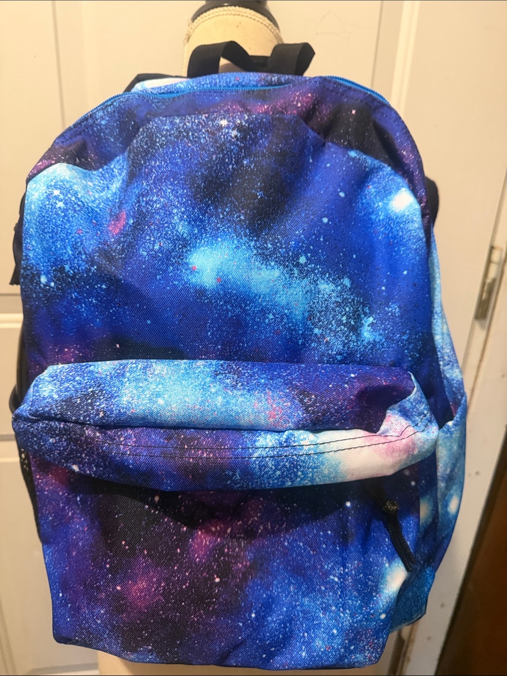 Galaxy Print Blue Backpack